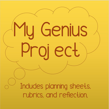 Preview of Genius Hour/Passion Project Planner