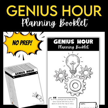Preview of Genius Hour Planning Booklet