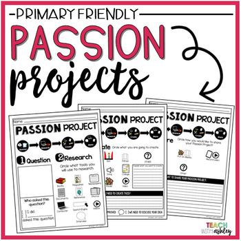 Preview of Passion Projects that are Primary Friendly