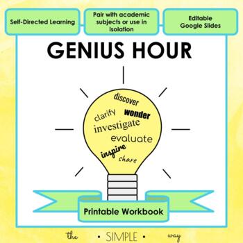 Preview of Genius Hour - Printable Workbook