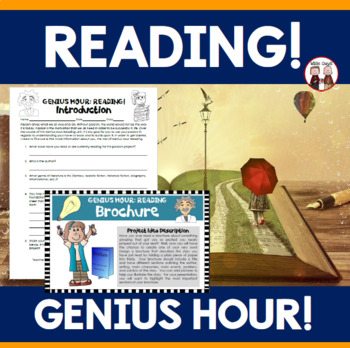 Preview of Genius Hour Reading Activity Unit