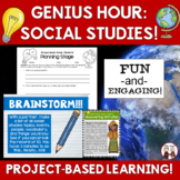 Genius Hour Social Studies Unit Activity