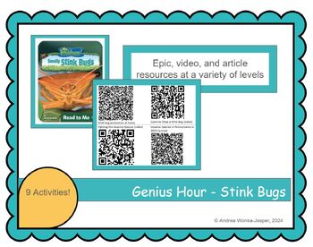 Preview of Genius Hour - Stink Bugs