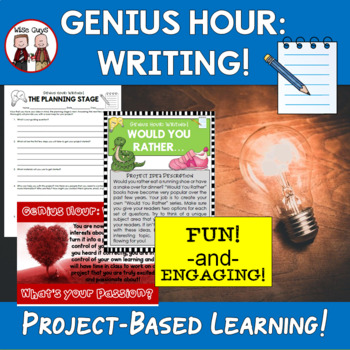 Preview of Genius Hour Writing Unit Activity