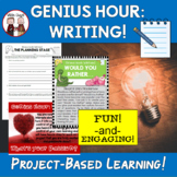 Genius Hour Writing Unit Activity