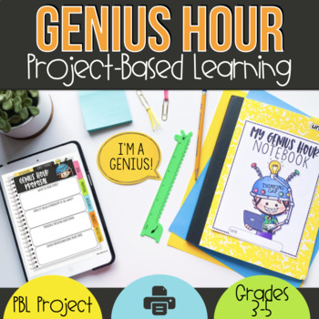 Preview of Genius Hour for Elementary Students A Project-Based Learning Unit
