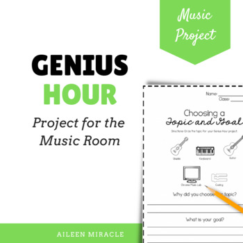 Preview of Genius Hour for the Music Room