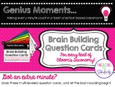 Genius Moments: Brain Building Question Cards (All Levels 