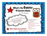 Genre 4 Corners Game (3rd, 4th, 5th grades)