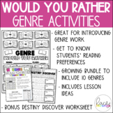 Genre Activity: What Would You Choose Sheet + Library Cata