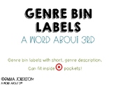 Genre Bin Labels