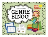 Genre Bingo Game (3rd, 4th, 5th grade)
