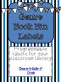 Genre Book Bin Labels