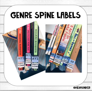 spine labels for library books