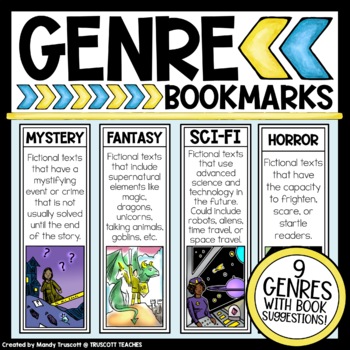 Preview of Genre Bookmarks and Book Recommendations
