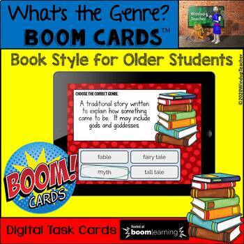 Preview of Genre BOOM Card Activity - Digital Task Cards on BOOM Learning