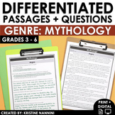 Genre Differentiated Reading Comprehension | Mythology wit