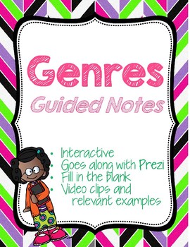 Preview of Genre: Guided Notes