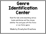 Genre Identification Center - 24 Task Cards (Printer-friendly_