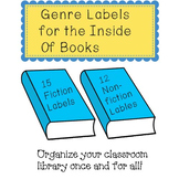 Genre Labels for the Inside of Books