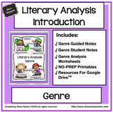 Genre Literary Analysis Activities Includes Distance Learn