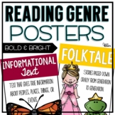 Reading Genre Posters - Bolds and Brights