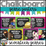 Genre Posters Chalkboard Theme