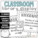 Genre Posters - Reading Tracker Forms - Currently Reading Display