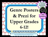 Genre Posters & Short PowerPoint Presentation for Upper Le