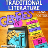 Genre Posters | Traditional Literature | Library Bulletin Board