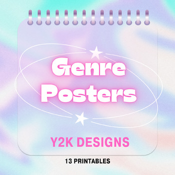 Preview of Genre Posters: Y2K design