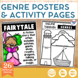 Genre Posters and Activity Pages EDITABLE