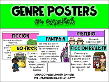 Preview of Genre Posters in Spanish
