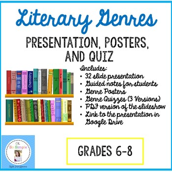 Preview of Genre Presentation, Posters, Quiz, and more