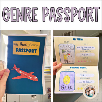 Preview of Genre Reading Passport | Literacy and Classroom Library Tool