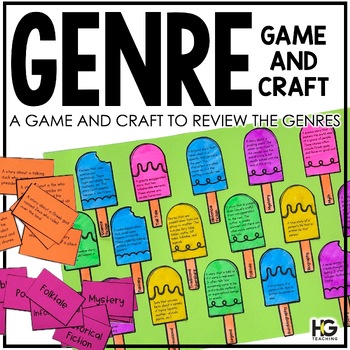 Preview of Genre Activities, Memory Sort, Craft | End of the Year Review and Test Prep