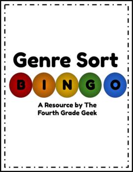 Preview of Genre Sort BINGO (Print & Digital Versions)