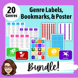 Genre Spine Labels, Bin Labels, Bookmarks, and Poster BUND