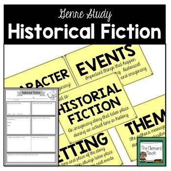 Preview of Genre Posters and Activities for Historical Fiction