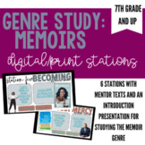 Genre Study: Memoir Stations