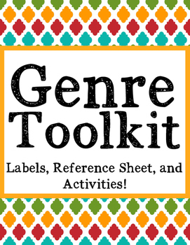 Preview of Genre Labels, Reference Sheets, and Activities