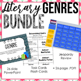 Genre Unit - Powerpoint, Jeopardy Review, Task Cards, much more!