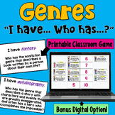 Genres I Have Who Has Game: Print and Digital Formats