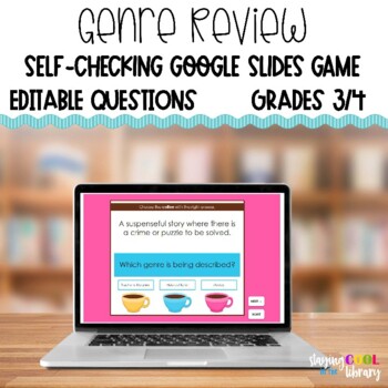 Preview of Genres Review Google Slides Game