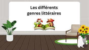 Preview of Genres in Literature- French Immersion