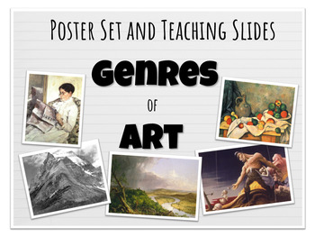Preview of Genres of Art Poster Set and Teaching Slideshow