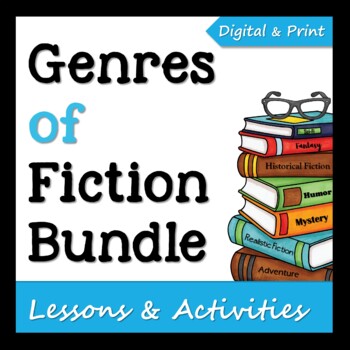 Preview of Genres of Fiction Unit of Study Bundle - Digital - Distance Learning