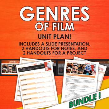 Preview of Genres of Film - Unit Plan!