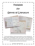 Genres of Literature Foldables