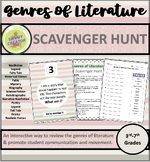 Genres of Literature Scavenger Hunt